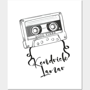 Good Vibes Kendrick Lamar // Retro Ribbon Cassette Posters and Art